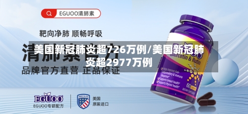 美国新冠肺炎超726万例/美国新冠肺炎超2977万例