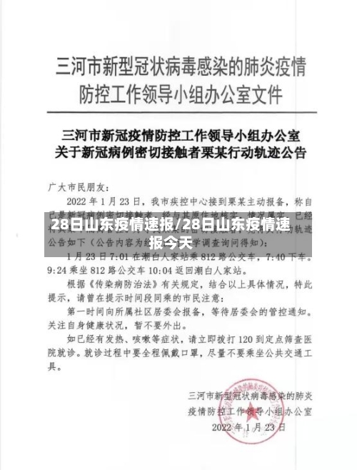 28日山东疫情速报/28日山东疫情速报今天-第2张图片