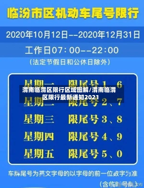 渭南临渭区限行区域图解/渭南临渭区限行最新通知2021-第2张图片