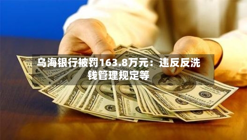 乌海银行被罚163.8万元：违反反洗钱管理规定等